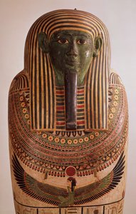Outer lid of the sarcophagus of Psametik I, Late Period